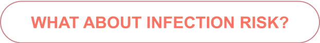 WHAT ABOUT INFECTION RISK?