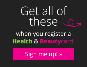 Register a Health & Beautycard!