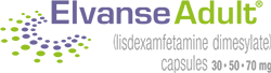 ElvanseAdult (lisdexamfetamine dimesylate capsules 30 - 50 - 70 mg)